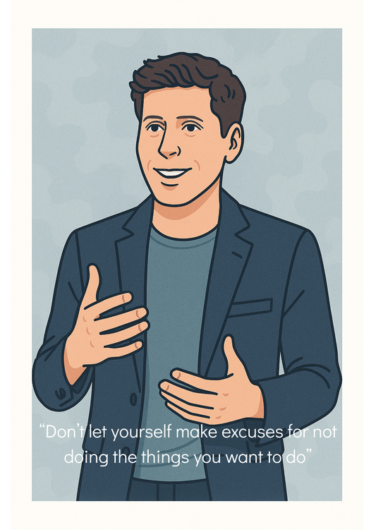 Afiche Sam Altman - Iconic Slate