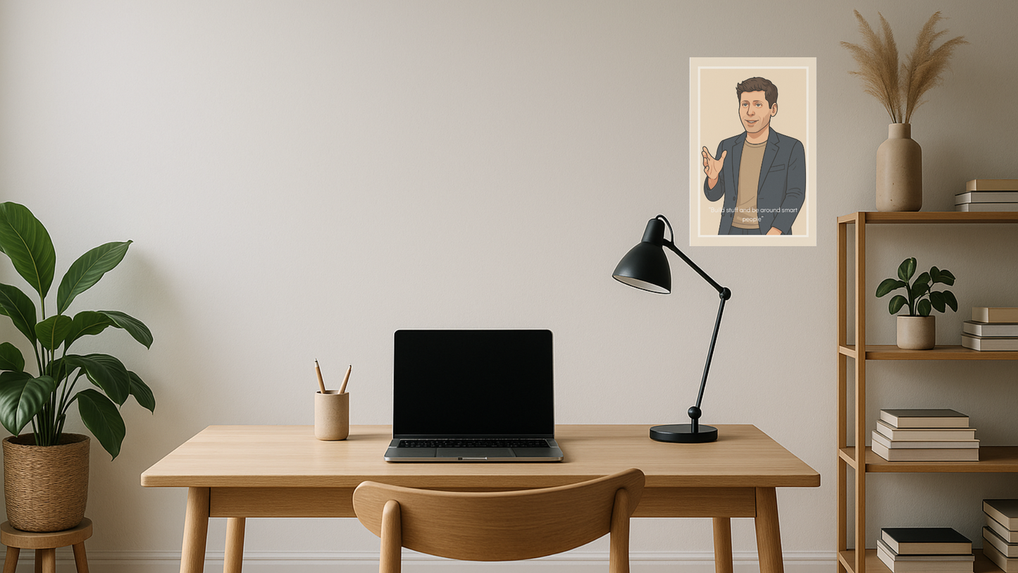 Affiche Sam Atman - Iconic Almond