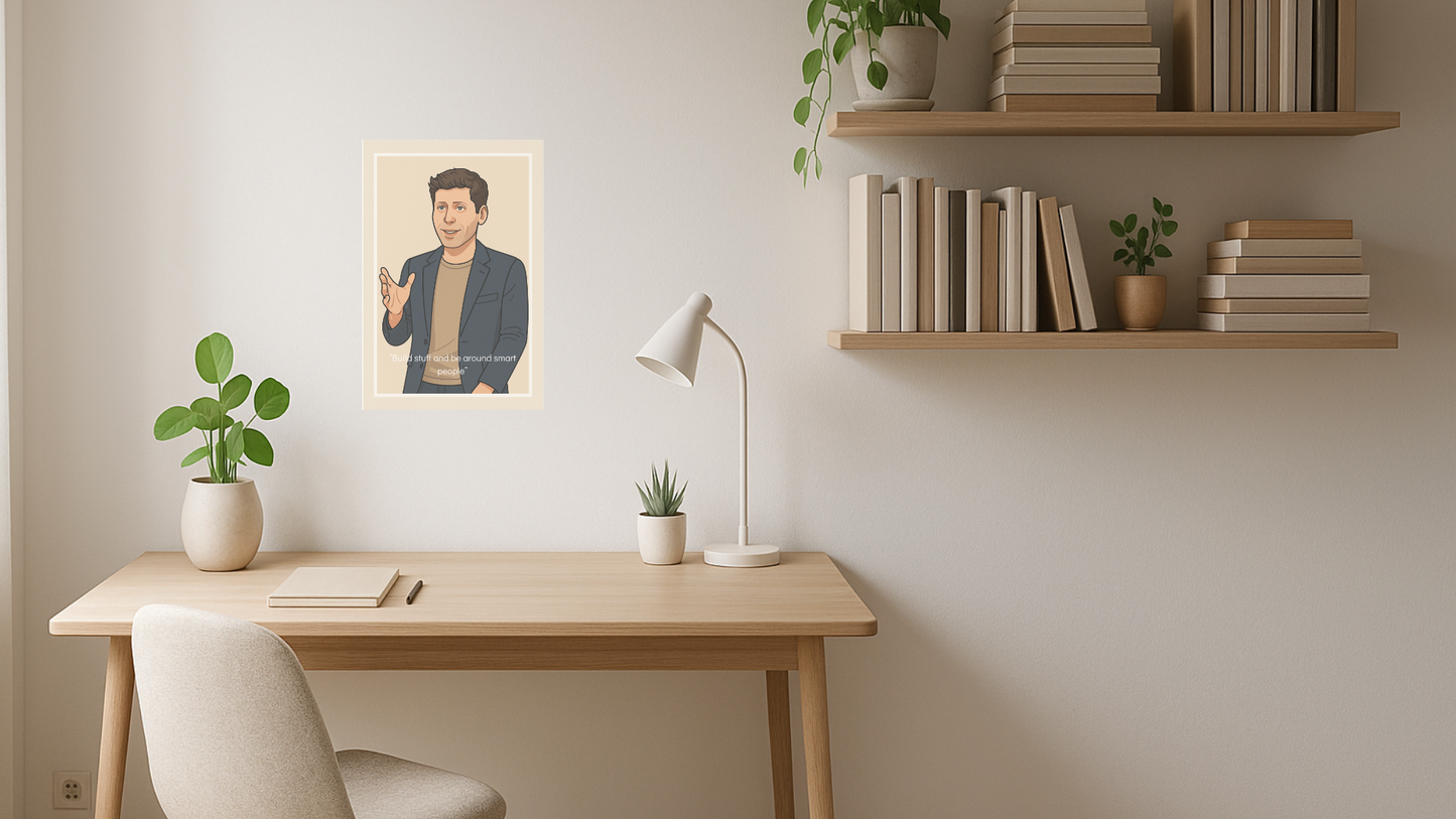 Affiche Sam Atman - Iconic Almond