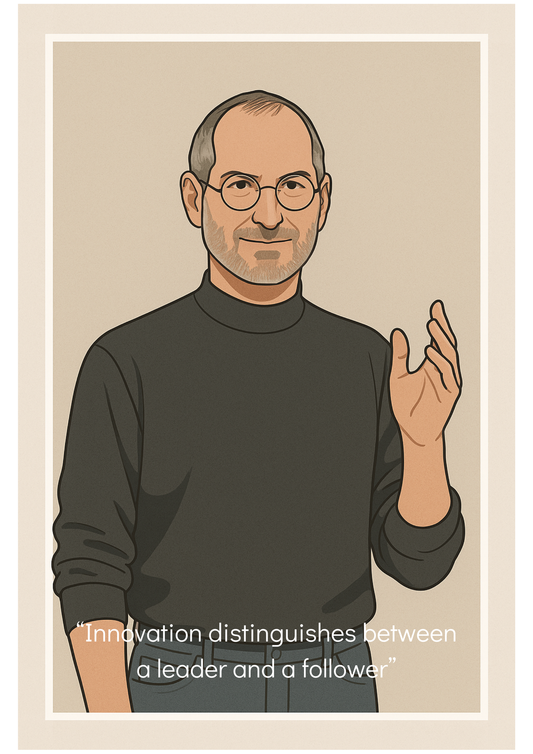 Affiche Steve Jobs - Iconic Claystone