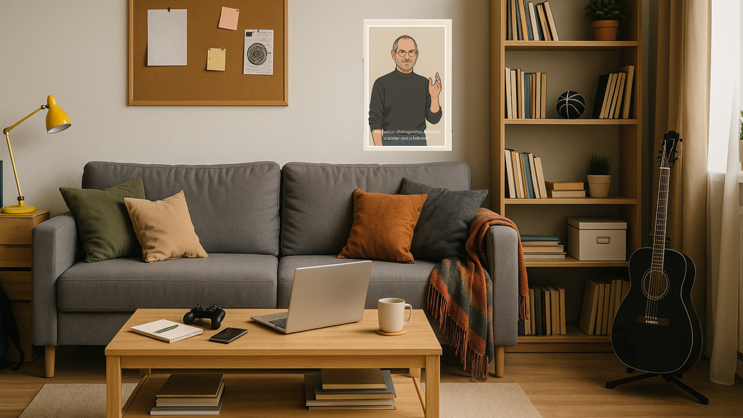 Affiche Steve Jobs - Iconic Claystone