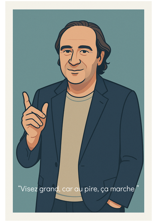 Affiche Xavier Niel - Iconic Matte